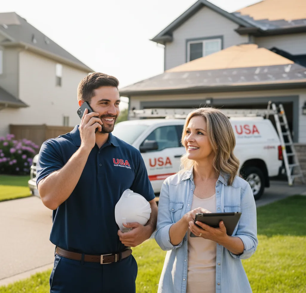 USA Roof Repair Experts customer support in Caro